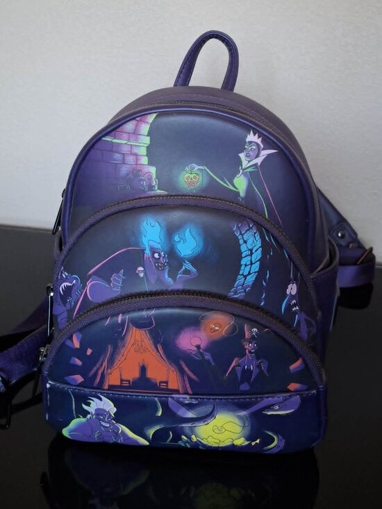 Loungefly Handbags - Loungefly Disney Villains Glow-in-the-Dark Backpack